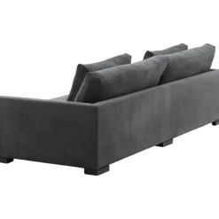 Durham 3-sits soffa - Mörkgrå