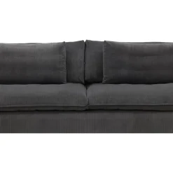 Durham 3-sits soffa - Mörkgrå