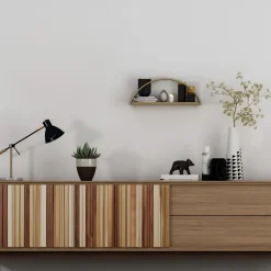 Duvar vägghylla - Guld/brun