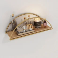 Duvar vägghylla - Guld/brun