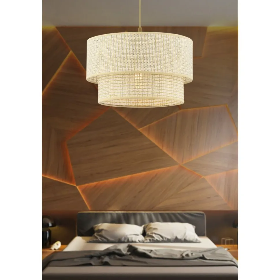 Echo taklampa - Cream