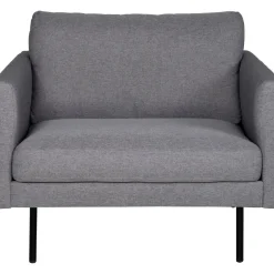 Eden fåtölj - Stålgrå tyg