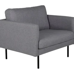 Eden fåtölj - Stålgrå tyg