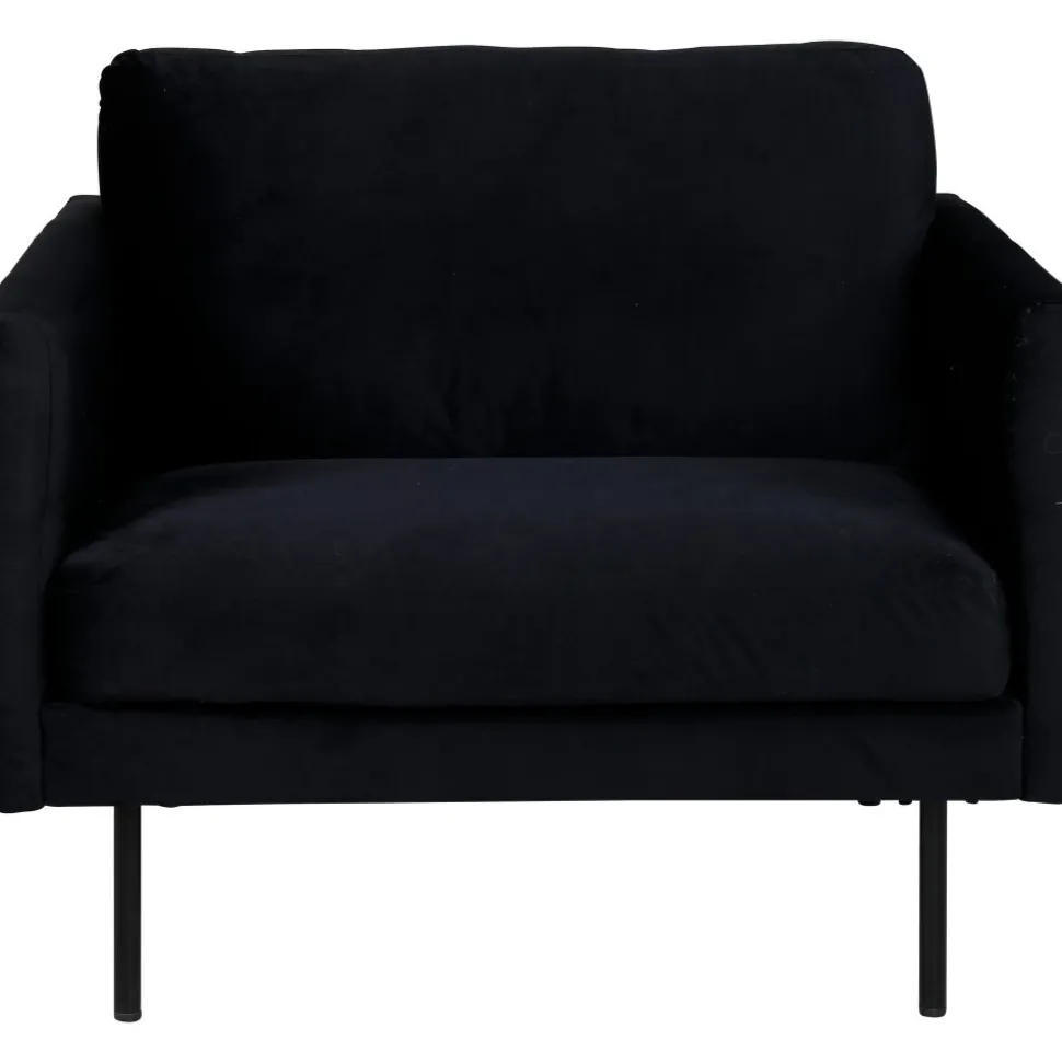 Eden fåtölj - Svart sammet