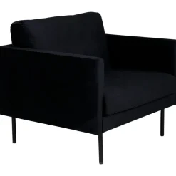 Eden fåtölj - Svart sammet