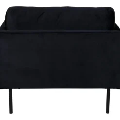Eden fåtölj - Svart sammet