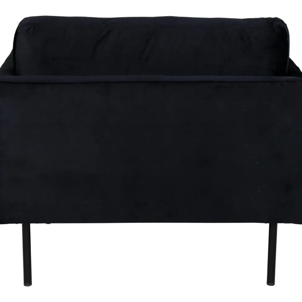 Eden fåtölj - Svart sammet