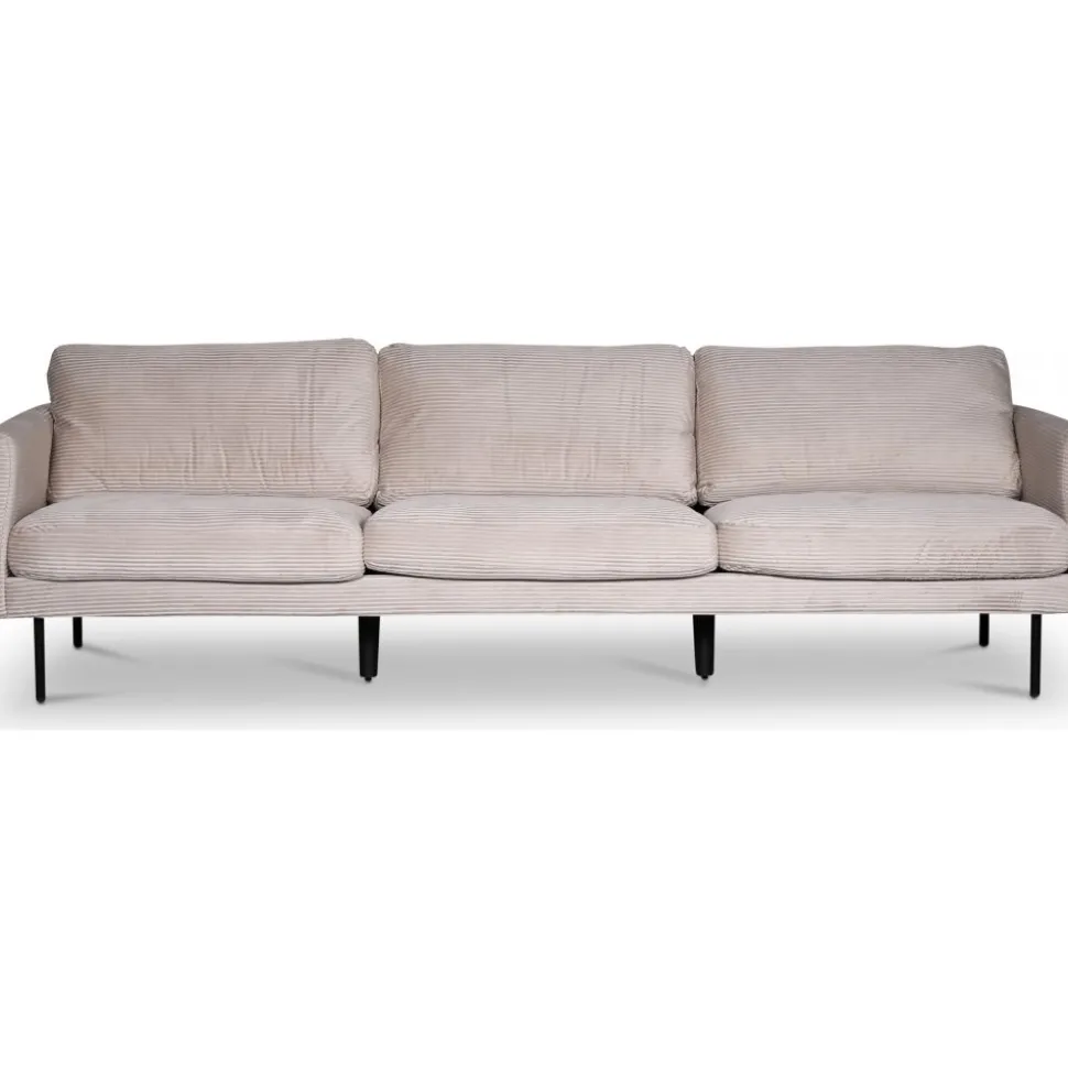 Eden 3-sits XL soffa i manchester + Fläckborttagare för möbler