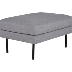 Eden sittpuff - Stålgrå tyg