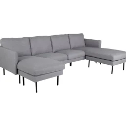 Eden u-soffa - Grå