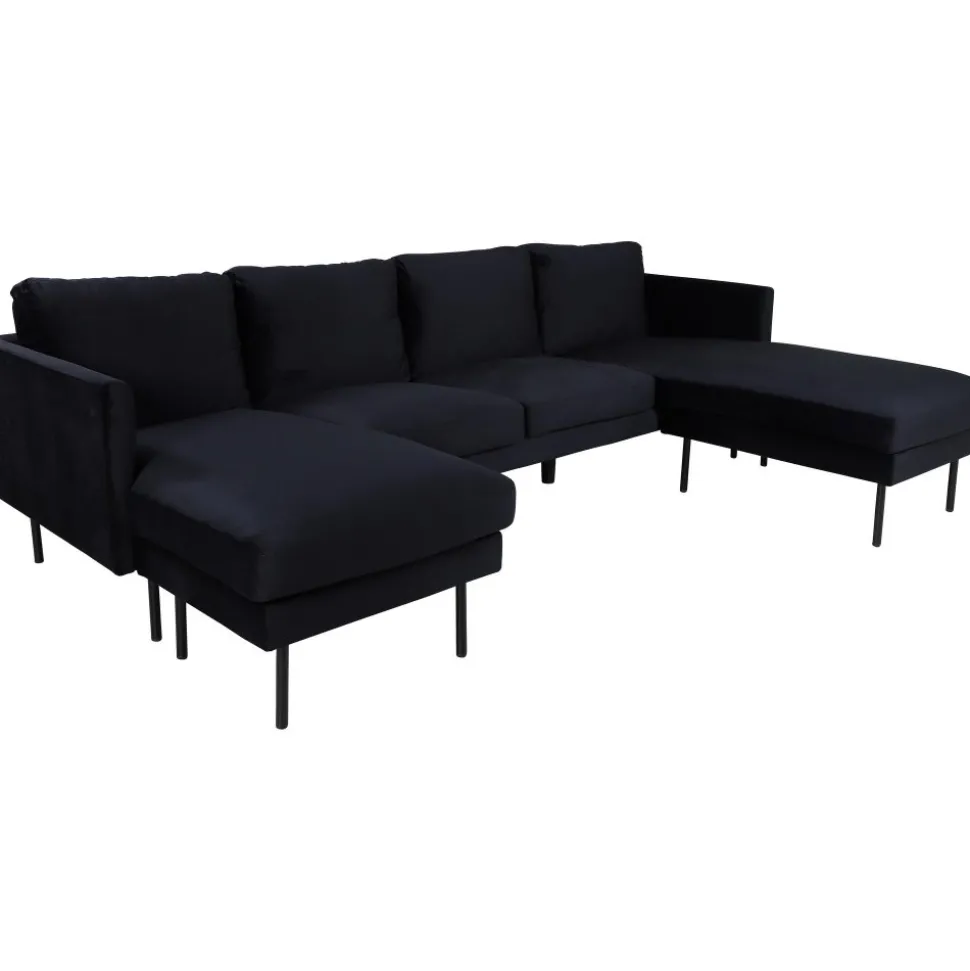 Eden u-soffa - Svart