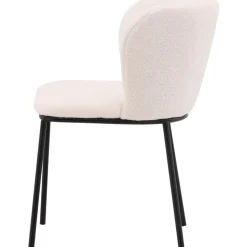 Edina matstol - Svart/vit