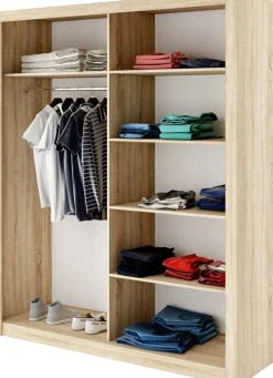 Einar garderob 2 - Sonoma ek