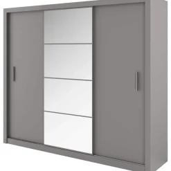 Einar grå garderob 250x215 cm