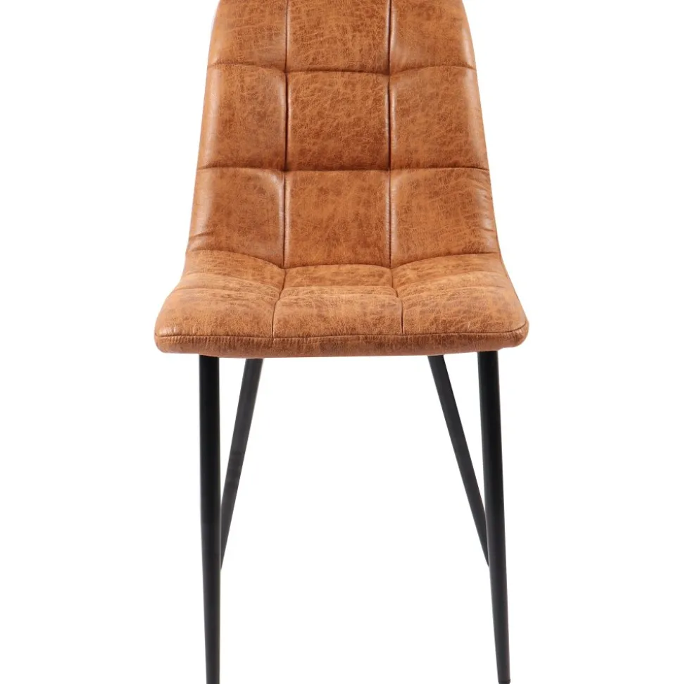 Eksjö stol i Cognac microfiber