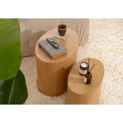 Elipse sidobord-set - Ek