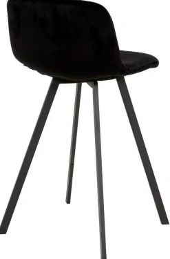 Elisa barstol - Svart sammet