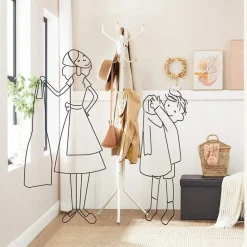 Ellinore klädhängare - Vit