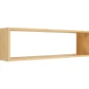 Ember vägghylla 70x15x19,5 cm - Bambu