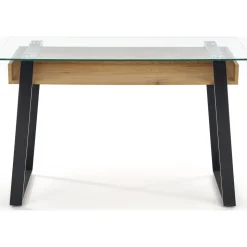 Emma skrivbord 120 x 60 cm - Ek/svart