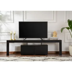 Enclave TV-bänk - Svart trä