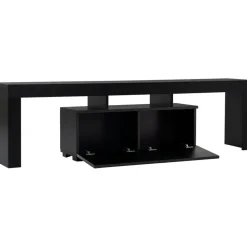 Enclave TV-bänk - Svart trä