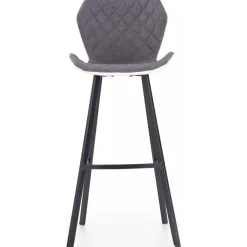 Erin barstol hög - Vit/grå