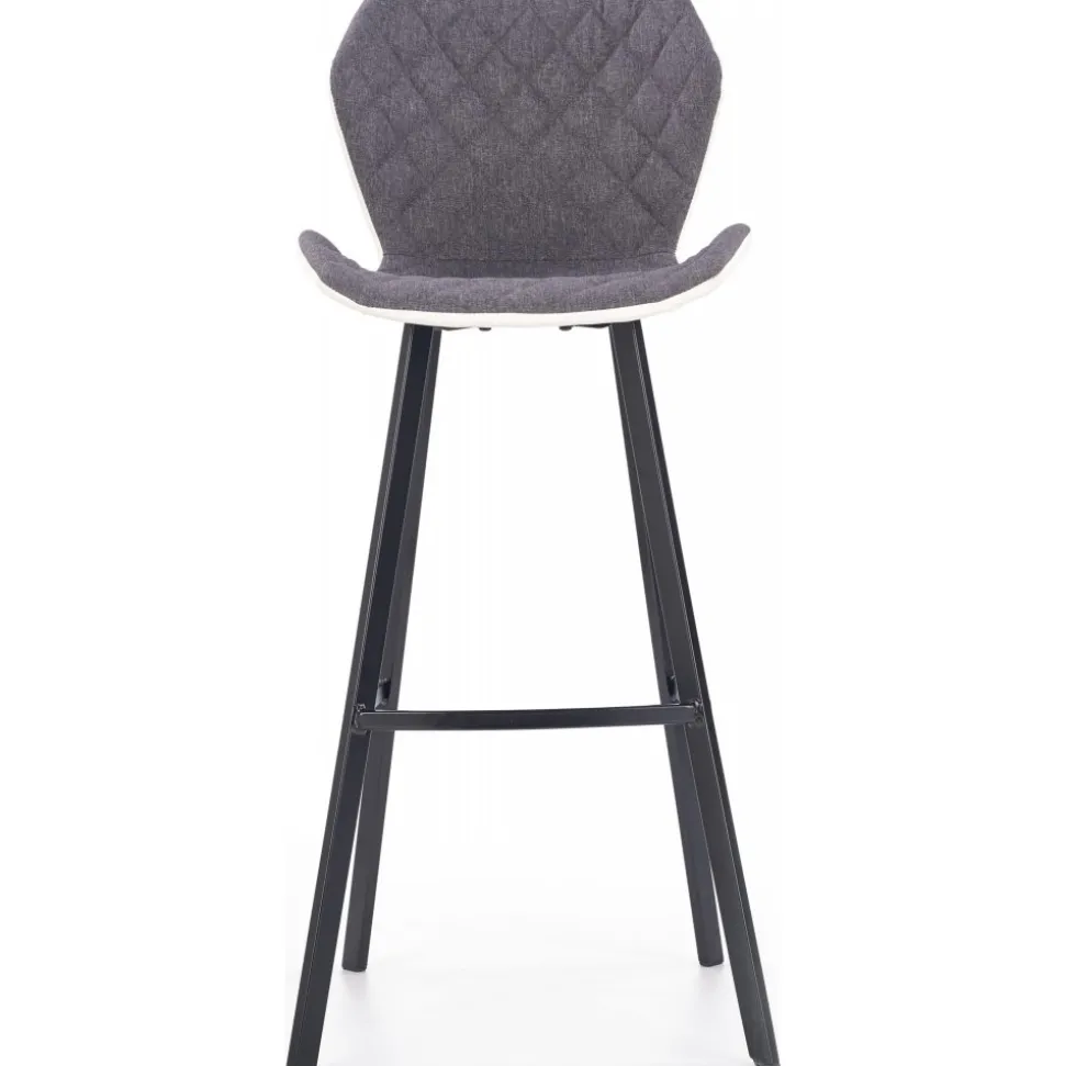 Erin barstol hög - Vit/grå + Möbeltassar