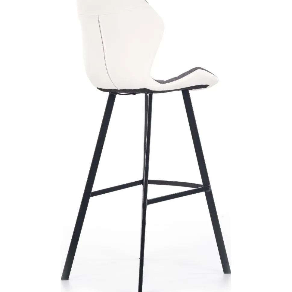 Erin barstol hög - Vit/grå + Textilrengöring för möbler