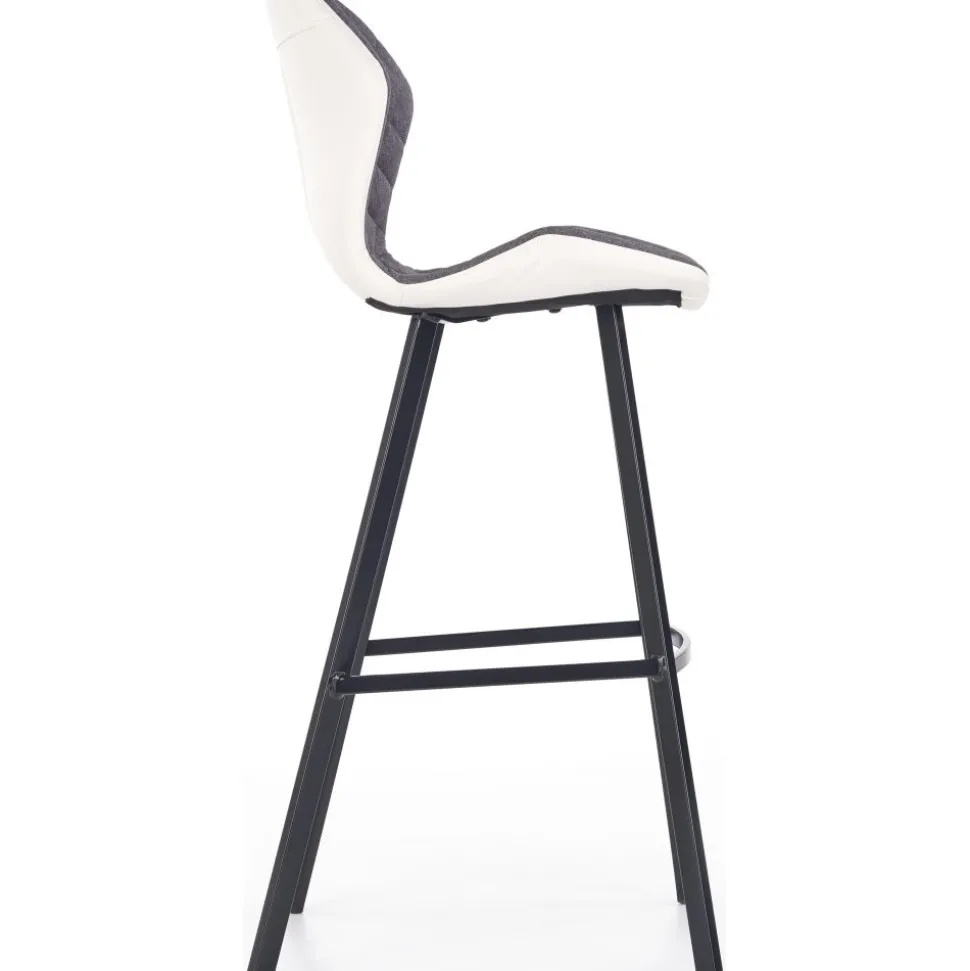 Erin barstol hög - Vit/grå + Textilrengöring för möbler