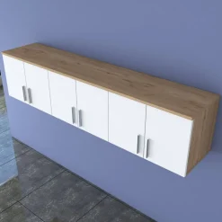 Esa väggskåp - Valnöt/vit