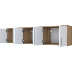 Esa väggskåp - Valnöt/vit