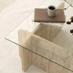 Escape soffbord - Travertin