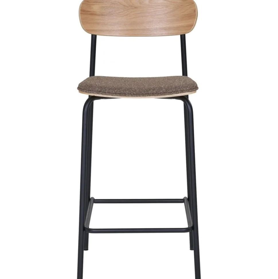 Estepona counterstol - Natur/brun/svart