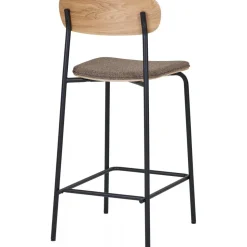 Estepona counterstol - Natur/brun/svart