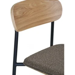 Estepona counterstol - Natur/brun/svart