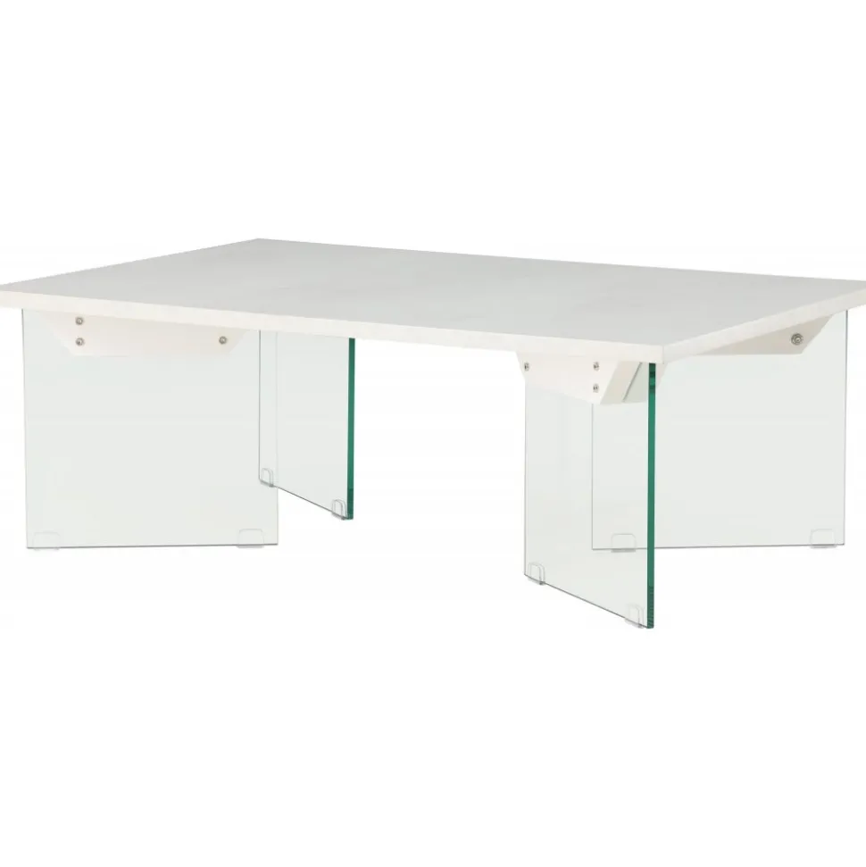 Ester soffbord 120 x 80 cm - Betonggrå