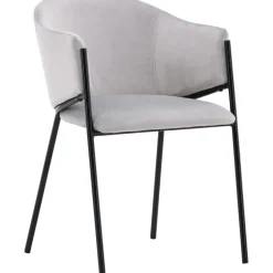 Evelina matstol - Grå sammet