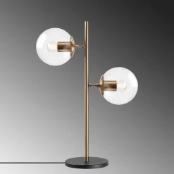 Fasett bordslampa klar - Vintage