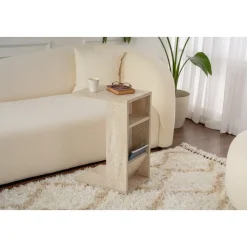 Filinta sidobord - Travertin