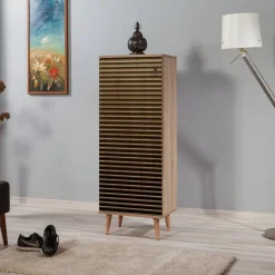 Filinta skoskåp rib - Sonoma ek