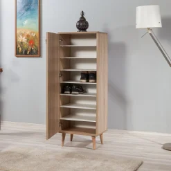 Filinta skoskåp rib - Sonoma ek