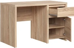 Filippa skrivbord 120x65 cm - Ljus ek + Textilrengöring för möbler