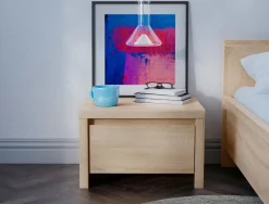 Filippa sängbord - Ljus ek