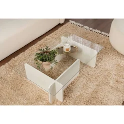 Flavio soffbord 105 x 65 cm - Vit