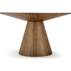 Float runt matbord i valnöt Ø137 cm