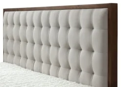 Florry säng - Valnöt/beige