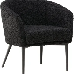 Fluffy fåtölj - Svart