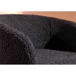 Fluffy fåtölj - Svart