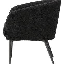 Fluffy fåtölj - Svart